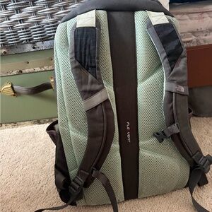 The North Face Men's Mint and Dark Gray Backpack